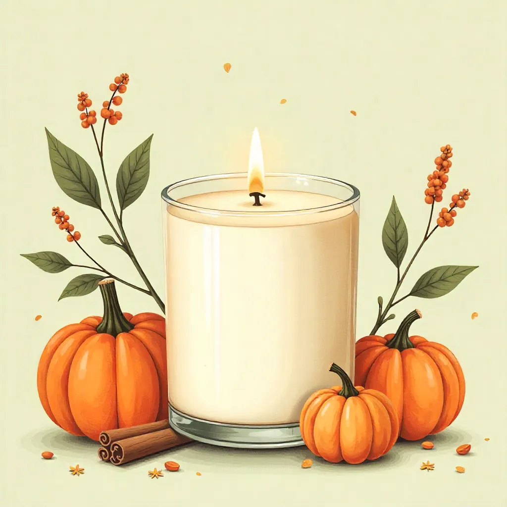 Ocean breeze scented candle